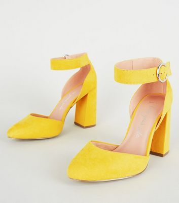 yellow heels new look