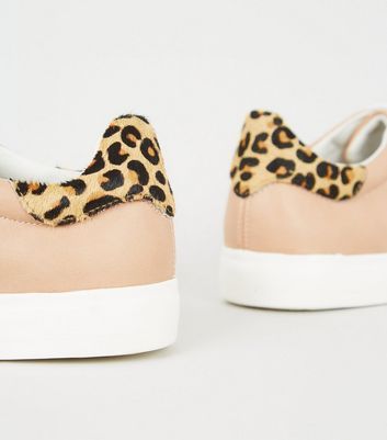 leopard print trainers new look