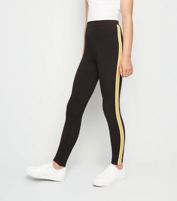 new look striped leggings