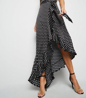 New look black sales spotty dress