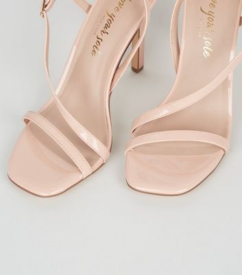 pale pink stilettos