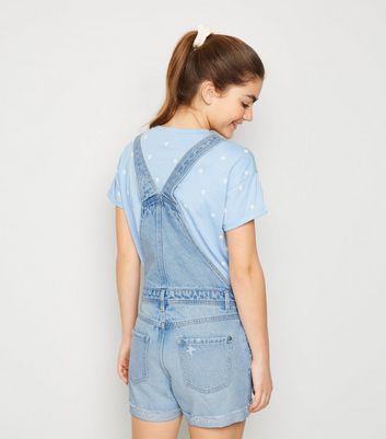 new look girls dungarees