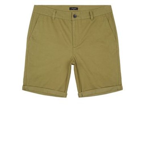 Men's Olive Chino Cotton...