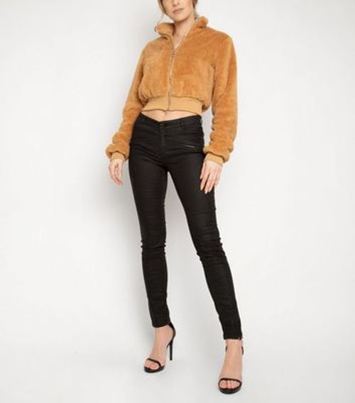 NaaNaa Light Brown Teddy Crop...