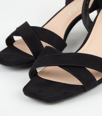 slim block heel sandals