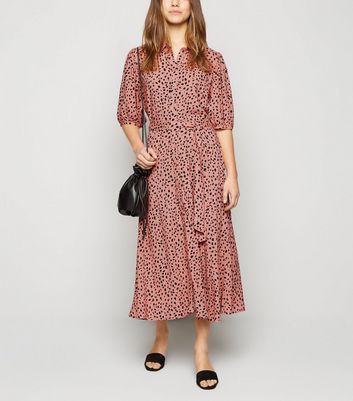 petite leopard print midi dress