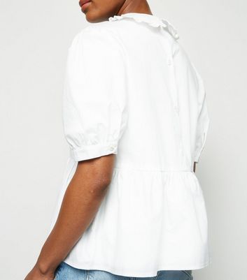 new look white crochet top