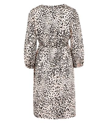new look maternity leopard print dress