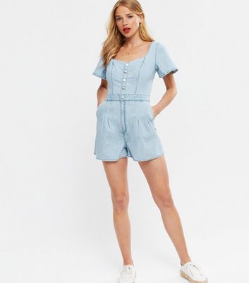 Jenni Denim Playsuit | Vintage Inspired Fashion & Accessories | 40s and 50s  Clothing and Rockabilly Collection | 1940s, 1950s Dresses Tops Cardigans  Trousers