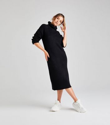 Urban Bliss Black Roll Neck Jumper 