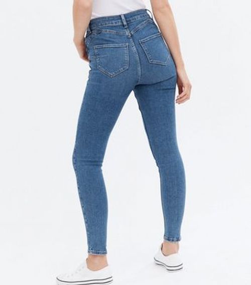 New Look lift & shape jegging in blue