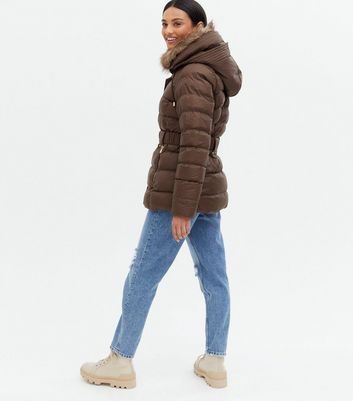 blue vanilla puffer jacket
