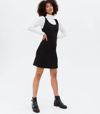Tall Mixed Houndstooth Check Pinafore 