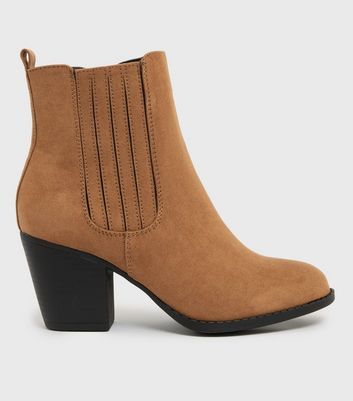 tan peep toe boots