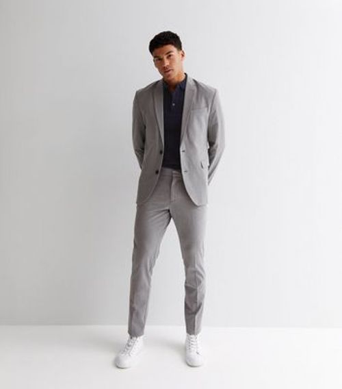 Men's Grey Marl Skinny Fit...