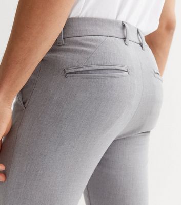 Mens super skinny cropped trousers best sale