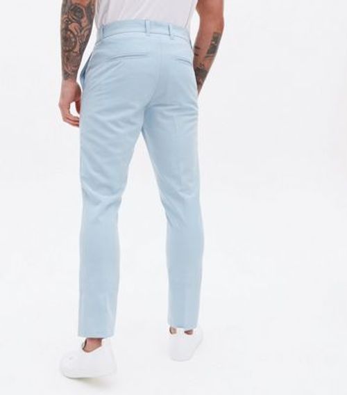 New Look skinny suit pant in bright blue