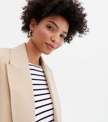 Petite Camel Revere Collar Longline 