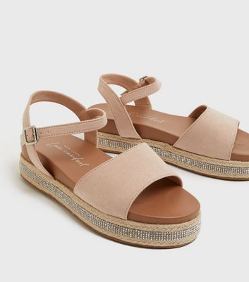 chunky espadrille sandals