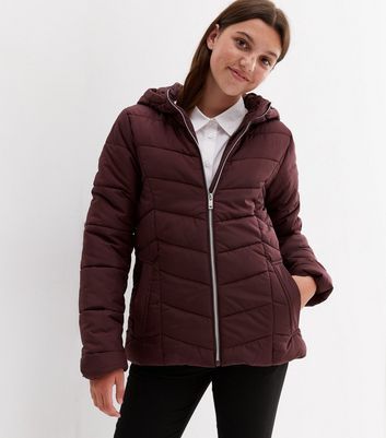Girls Red Puffer Jacket New Look 
