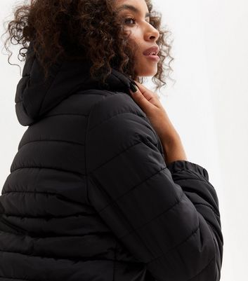 Pale Pink Hooded Lightweight Puffer 
