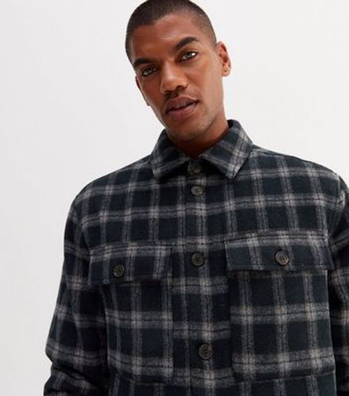 Men's Navy Check Double...