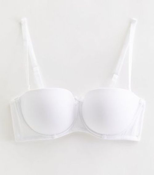 New Look White Strapless Bra