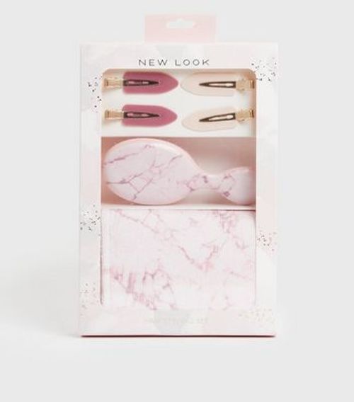 Pink Marble Hair Styling Set...