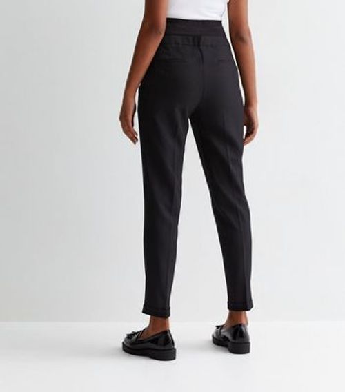 Maternity Black Over Bump Slim Stretch Trousers