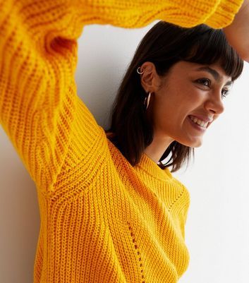 Petite Mustard Yellow Chenille Jumper 