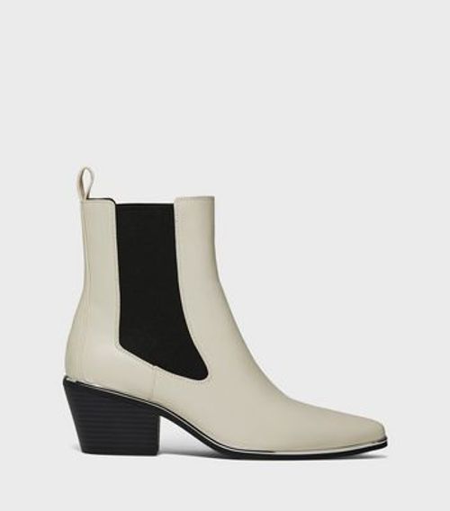 London Rebel Block Heeled Ankle Boots