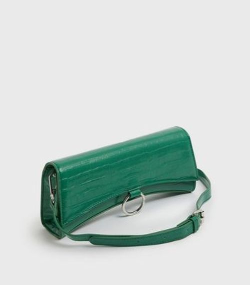 Public Desire Green Faux Croc...