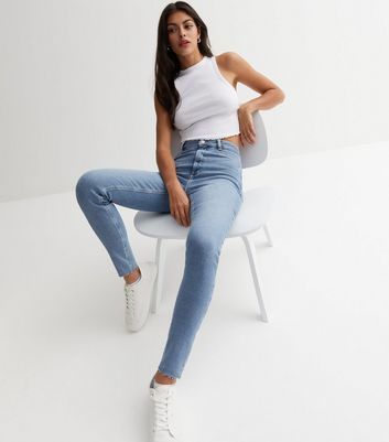 High waist super skinny jeans new look sales
