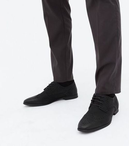 Men's Black Suedette...