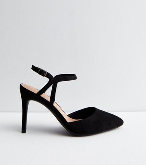 Black Suedette Pointed Toe...