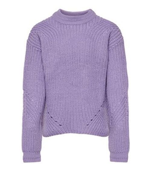 KIDS ONLY Purple Knit Round...