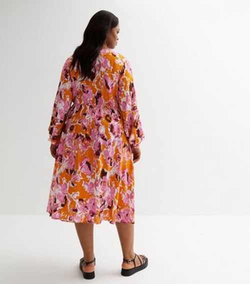 Vero Moda Curve Orange Floral...