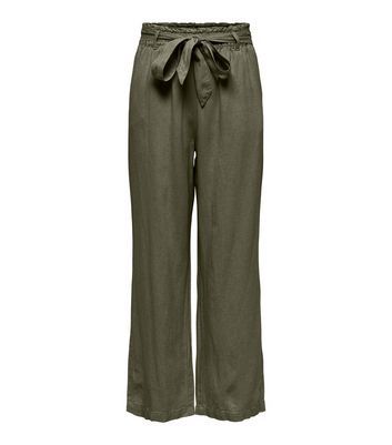 New Look Tall straight leg cargo pants in khaki | ASOS