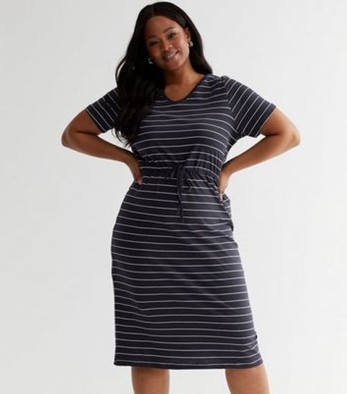 ONLY Curves Navy Stripe...