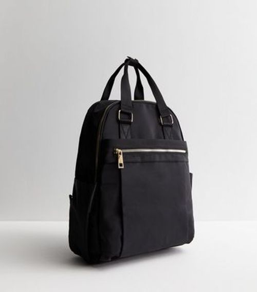 Black Multi Pocket Backpack...