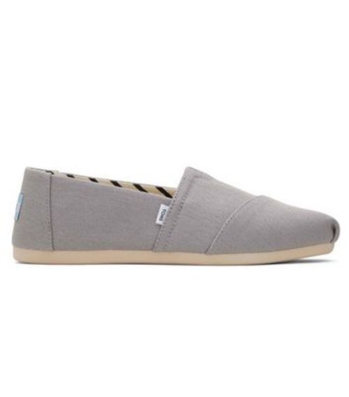 TOMS Pale Grey Canvas Slip On...