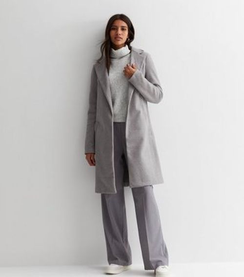 Tall Grey Unlined Formal Coat...