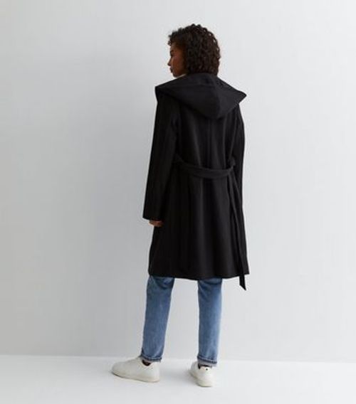 Tall Black Unlined Hooded...