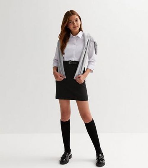 Girls Black Belted School...