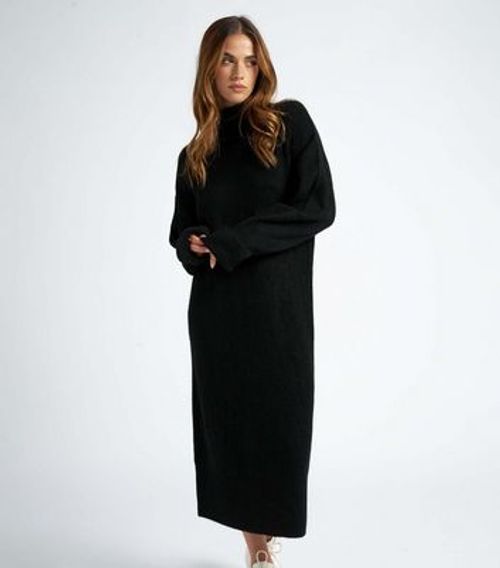 Urban Bliss Black Ribbed Knit...