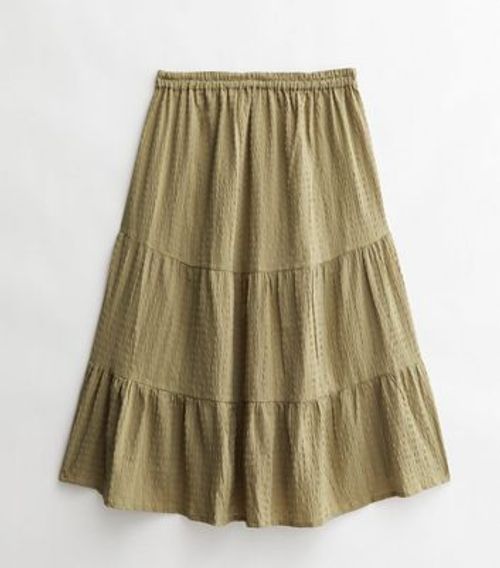 Maternity Khaki Textured...