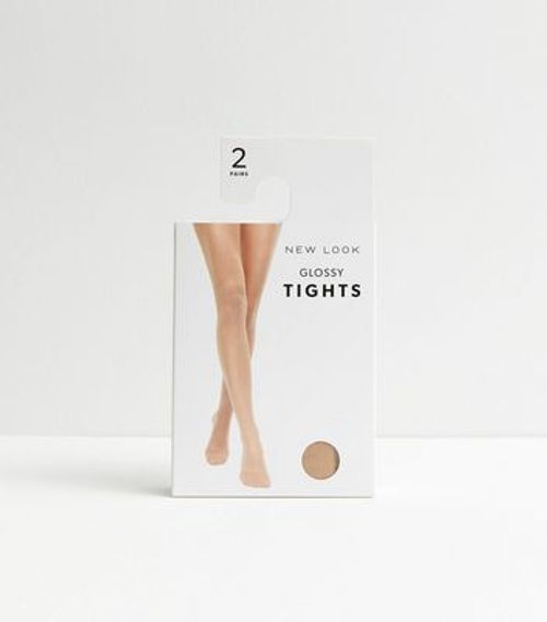 ASOS DESIGN 15 denier matt tights in beige