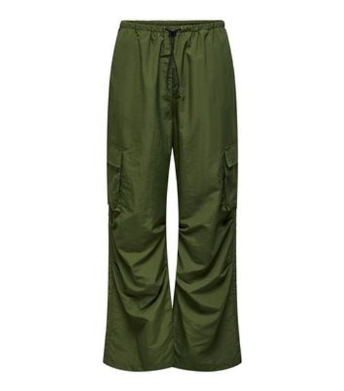 ONLY Khaki Cargo Wide Leg...