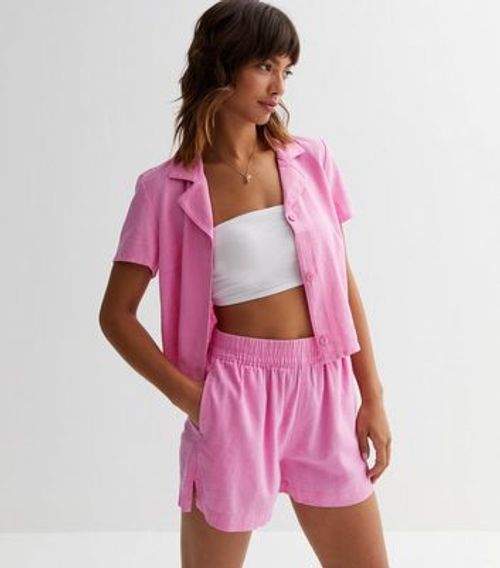 Cameo Rose Bright Pink Flippy Shorts