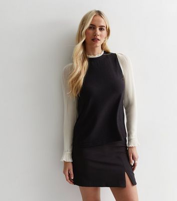 Black 2-in-1 Vest Jumper Shirt Dress New Look | Compare | Westquay